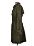 CBR 100% Polyester Green Trenchcoat Size S - photo 5