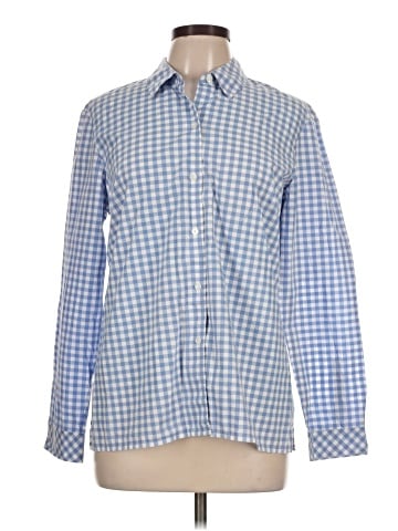 Ann Taylor Long Sleeve Button-Down Shirt (view 1)