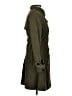 CBR 100% Polyester Green Trenchcoat Size S - photo 4