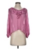 YFB 100% Viscose Pink 3/4 Sleeve Blouse Size XS - photo 1