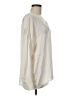 Vince. Ivory Long Sleeve Silk Top Size M - photo 4