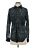 Free People Teal Long Sleeve Blouse Size XS - photo 1