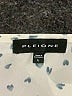 Pleione 100% Polyester Stars Ivory Short Sleeve Blouse Size L - photo 7