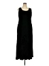 HARARI Solid Black Casual Dress Size 2X - photo 1