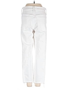 Madewell The Petite Perfect Vintage Jean in Tile White: Raw-Hem Edition (view 2)