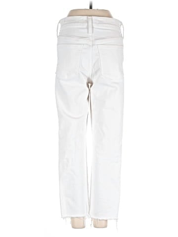 Madewell The Petite Perfect Vintage Jean in Tile White: Raw-Hem Edition (view 2)