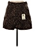 Levi's 100% Cotton Animal Print Brown Casual Skirt Size 26 waist - photo 1