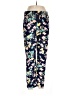 Old Navy Floral Blue Casual Pants Size 8 - photo 1