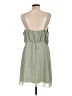 Unbranded 100% Polyester Polka Dots Green Casual Dress Size L - photo 2