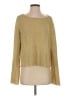 Eileen Fisher 100% Linen Metallic Gold Pullover Sweater Size Sm - photo 1