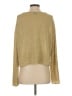 Eileen Fisher 100% Linen Metallic Gold Pullover Sweater Size Sm - photo 2