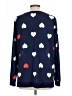 Emily Daniels Hearts Blue Pullover Sweater Size L - photo 2