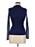 Enza Costa 100% Polymide Blue Long Sleeve Turtleneck Size M - photo 1