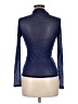 Enza Costa 100% Polymide Blue Long Sleeve Turtleneck Size M - photo 2