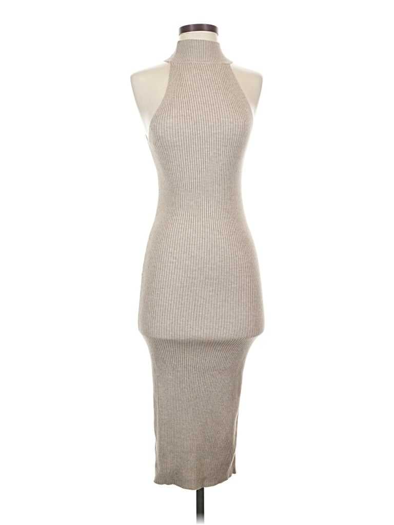 Pre-owned Line & Dot Cocktail Dress In Gray