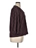 CeCe Houndstooth Burgundy 3/4 Sleeve Blouse Size XL - photo 4