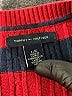 Tommy Hilfiger 100% Cotton Stripes Red Pullover Sweater Size L - photo 7