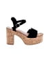 Rouge Helium Black Wedges Size 8 1/2 - photo 1