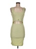 Planet Gold Solid Green Cocktail Dress Size M - photo 1