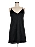 Zara 100% Polyester Solid Black Casual Dress Size M - photo 1