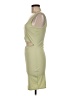 Planet Gold Solid Green Cocktail Dress Size M - photo 5