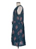 Lucky Brand 100% Modal Paisley Blue Casual Dress Size L - photo 5