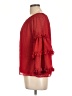 Sam & Jess Red 3/4 Sleeve Blouse Size L - photo 5