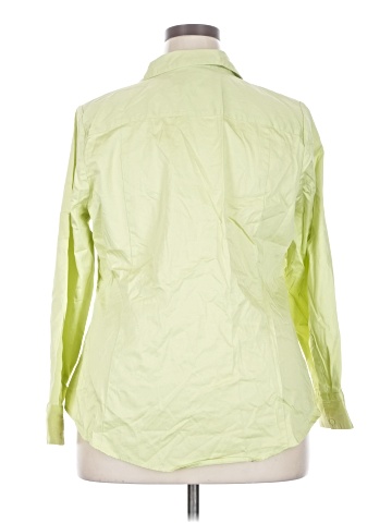Lane Bryant 3/4 Sleeve Button-Down Shirt (view 2)