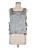 Assorted Brands Silver Sleeveless Blouse Size M - photo 1