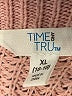 Time and Tru 100% Polyester Checkered-gingham Pink Pullover Sweater Size XL - photo 7
