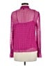 Express 100% Polyester Pink Long Sleeve Blouse Size M - photo 2