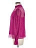Express 100% Polyester Pink Long Sleeve Blouse Size M - photo 5