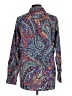 Lands' End 100% Baumwolle Paisley Blue Long Sleeve Button-Down Shirt Size 10 (tall) - photo 2