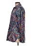Lands' End 100% Baumwolle Paisley Blue Long Sleeve Button-Down Shirt Size 10 (tall) - photo 5