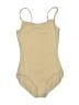 Capezio Solid Tan One Piece Swimsuit Size M - photo 1