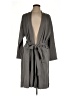 Eileen Fisher Gray Trenchcoat Size L - photo 1