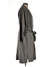 Eileen Fisher Gray Trenchcoat Size L - photo 4