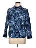 Talbots Outlet 100% Cotton Floral Blue Long Sleeve Button-Down Shirt Size L (petite) - photo 1