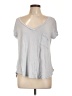 Mono b Gray Short Sleeve Top Size L - photo 1