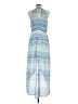 Sanctuary 100% Polyester Print Blue Casual Dress Size M - photo 2