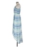 Sanctuary 100% Polyester Print Blue Casual Dress Size M - photo 5