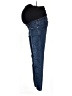 Blanqi Solid Blue Jeans Size 8 Maternity - photo 5