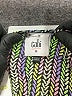 CAbi 100% Polyester Multi Color Green Sleeveless Top Size M - photo 7