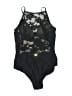 Amoressa Stars Black One Piece Swimsuit Size 10 - photo 2