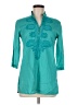 Esprit Teal 3/4 Sleeve Blouse Size 6 - photo 1