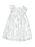 OshKosh B'gosh 100% Polyester Metallic Silver Dress Size 4T - photo 1