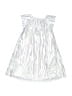 OshKosh B'gosh 100% Polyester Metallic Silver Dress Size 4T - photo 2