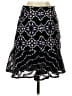 Sandro 100% Polyester Paisley Black Formal Skirt Size Sm (1) - photo 2