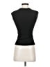 Zara 100% Cotton Black Sleeveless T-Shirt Size XS - photo 2