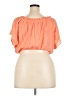 Torrid 100% Rayon Orange Short Sleeve Blouse Size 2X Plus (2) - photo 2